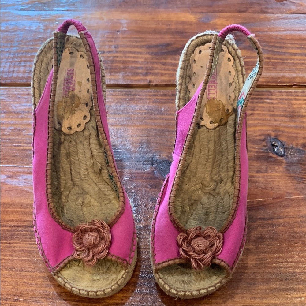Vintahe Seychelles Cork Wedge Sandals
